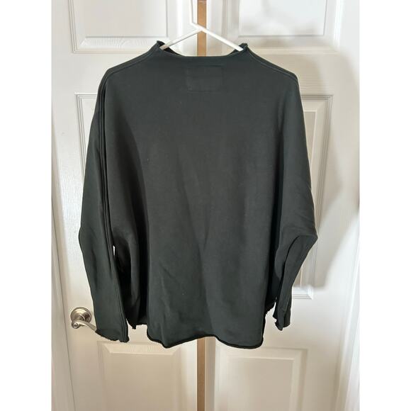 Frank & Eileen EFFIE Long-Sleeve Funnel Neck Capelet, Dark Green, Medium - Picture 3 of 7